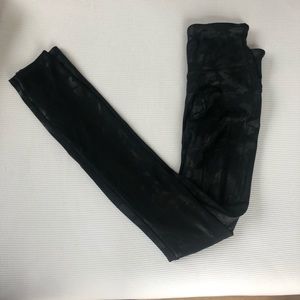 Spanx leather camo leggings